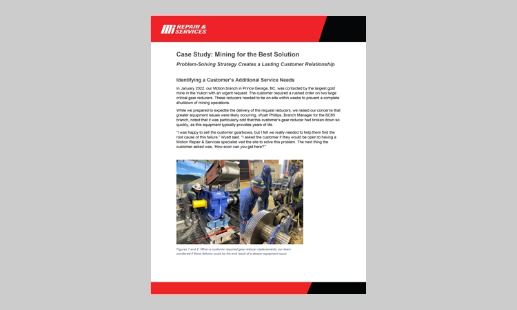 Thumbnail for Gold Mining Case Study by Motion Repair & Services