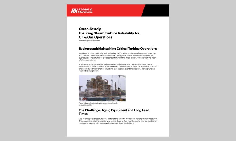 Case Study Ensuring Steam Turbine Reliability for Oil Gas Operations Thumb